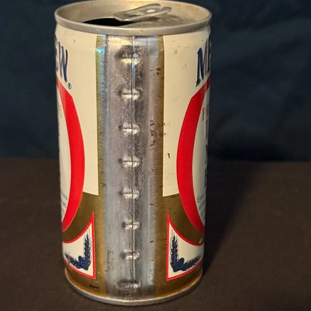Metbrew Premium Light Near vintage Beer can